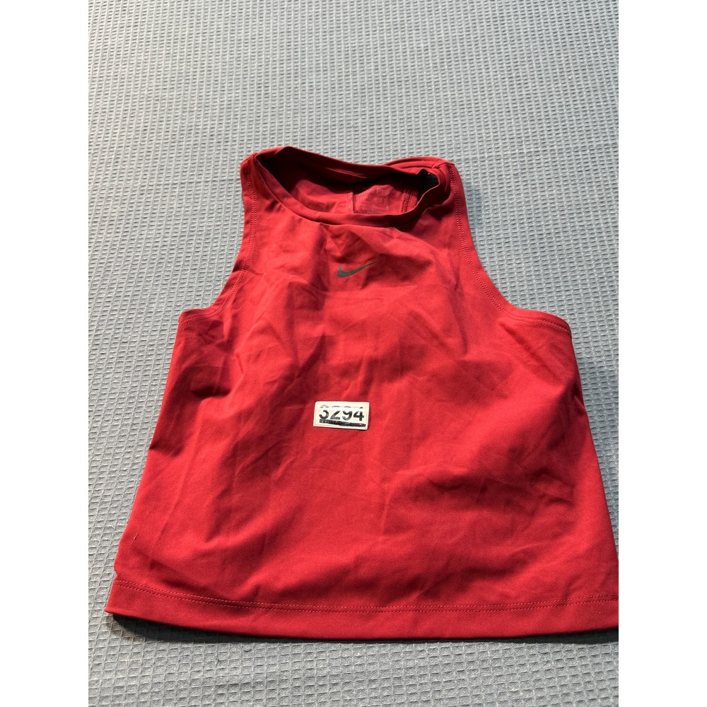 Nike Pro Dri-FIT Tank Top Women Large Red